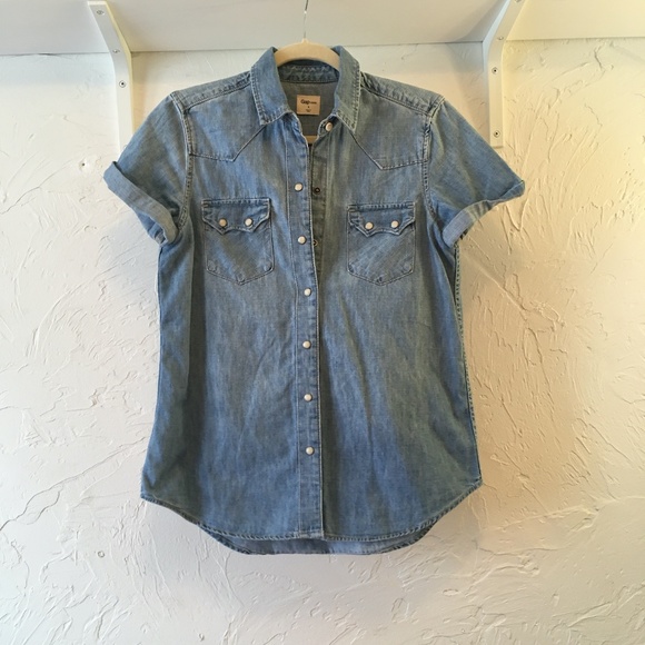 Gap Chambray Denim Button Up - Picture 1 of 6